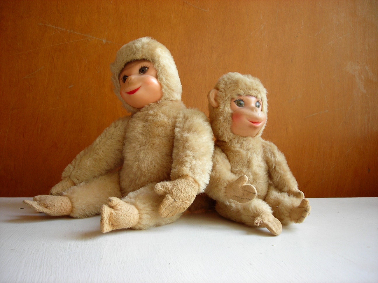 old stuffed monkeys