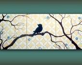 Large Original Painting...HUGE Original Abstract Contemporary Modern Art Diptych Painting by HD Greer