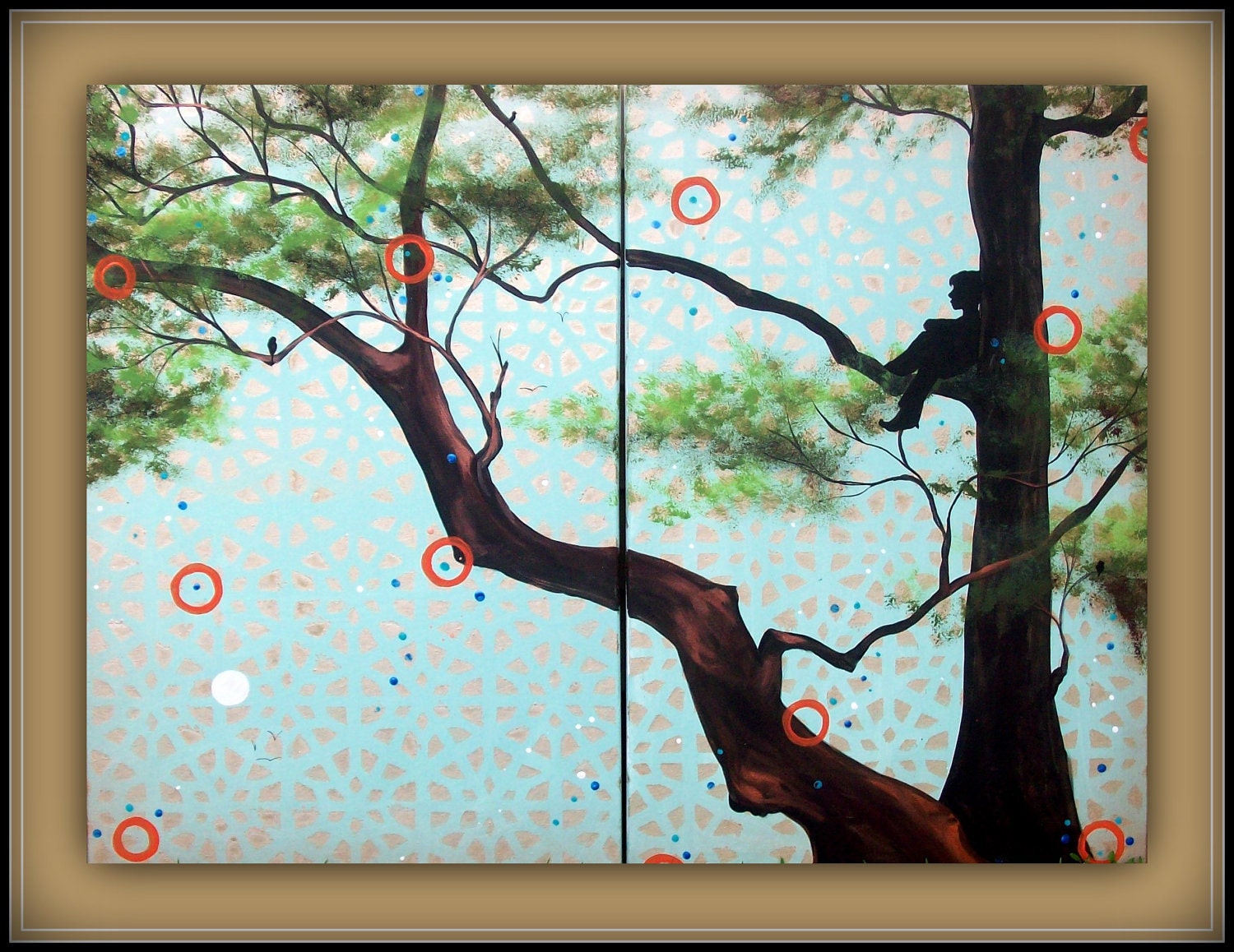 MASSIVE Custom Painting Original...Made Just for YOU Commission... Abstract Contemporary Modern Personalized Art Diptych Painting