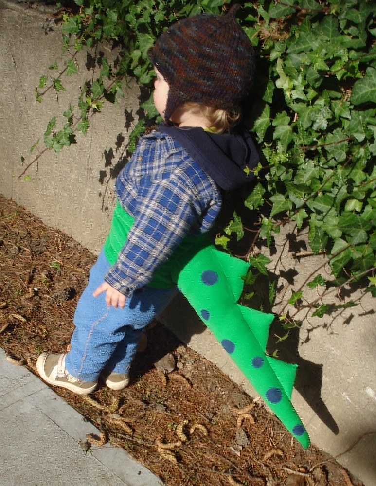 Green blue spotted Dragon/Dinosaur costume
