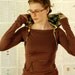 lightweight cotton Hoodie-- Brown and Yellow Plaid.  double collar hooded longsleeved tshirt, buttoned versatility, kangaroo pocket