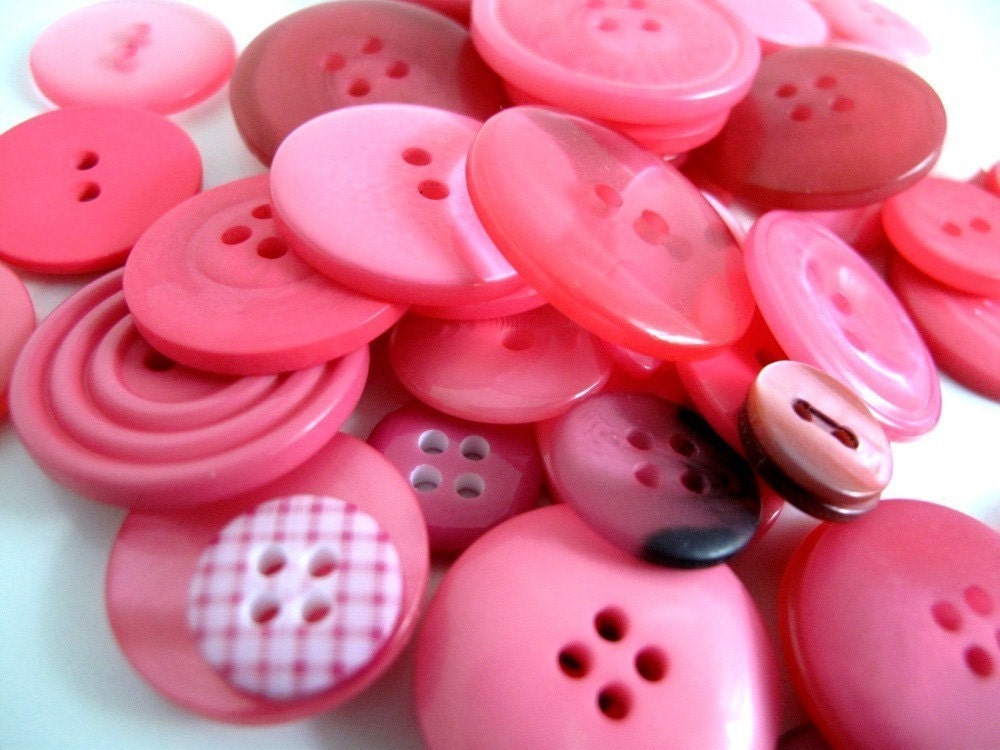 Buttons Passion PINKS - 50g or 2oz