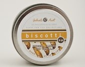 Biscotti Ginger Almond and Vanilla 6oz 35 hour burn time candle Non Toxic Eco Friendly Natural