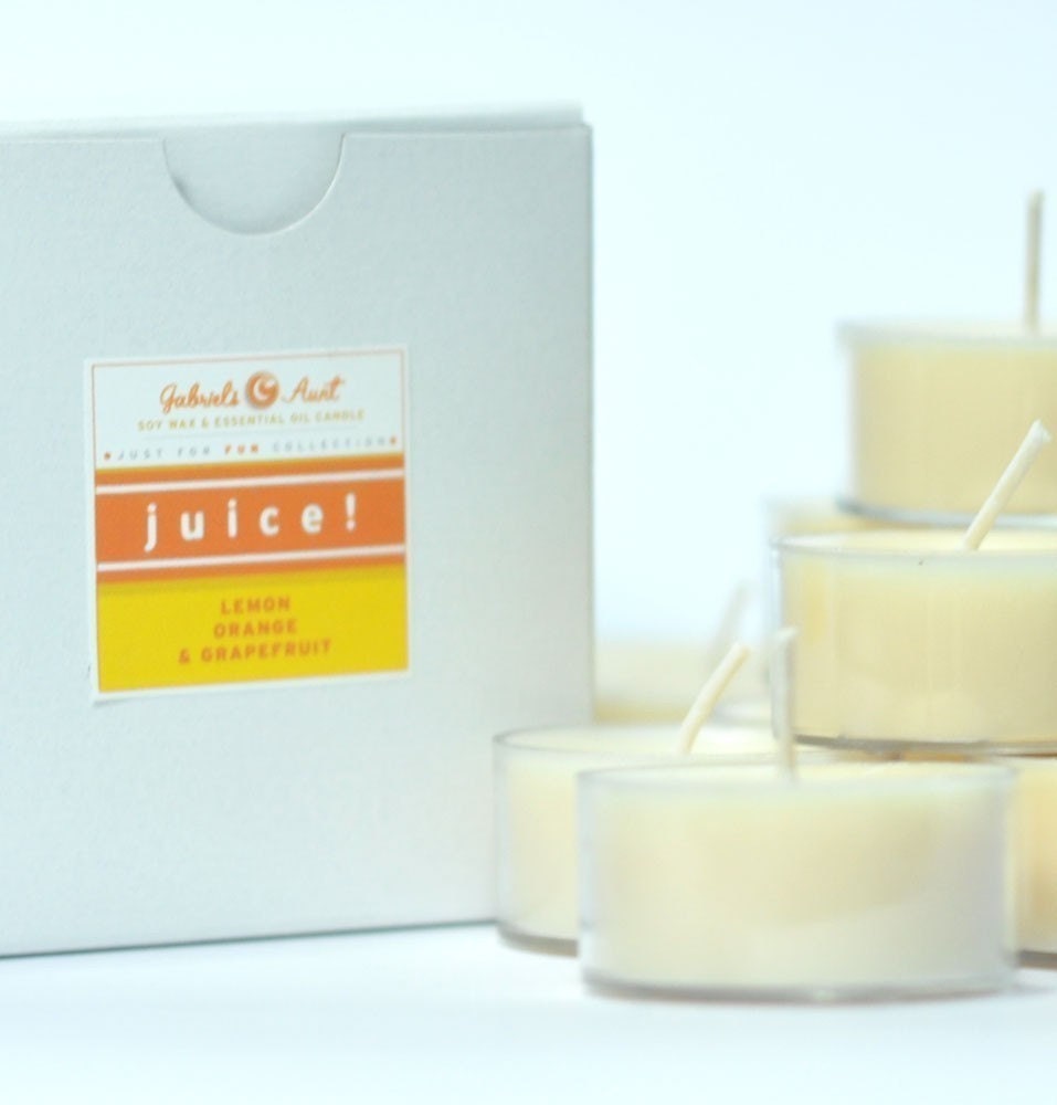 Essential Oil Scented Tea Lights Pack of 10 You Pick The Scent