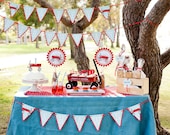 Radio Flyer Little Red Wagon Birthday or Baby Shower Party Package