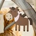 Giddy Up Cowgirl Theme Birthday Banner - Handmade