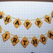 Dump Truck Construction Happy Birthday Banner
