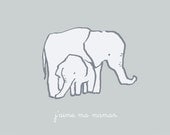 Children's Wall Art Print - J'aime Ma Maman - 8x10 - Kids Nursery Room Decor