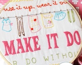 Embroidery Pattern PDF- Make It Do