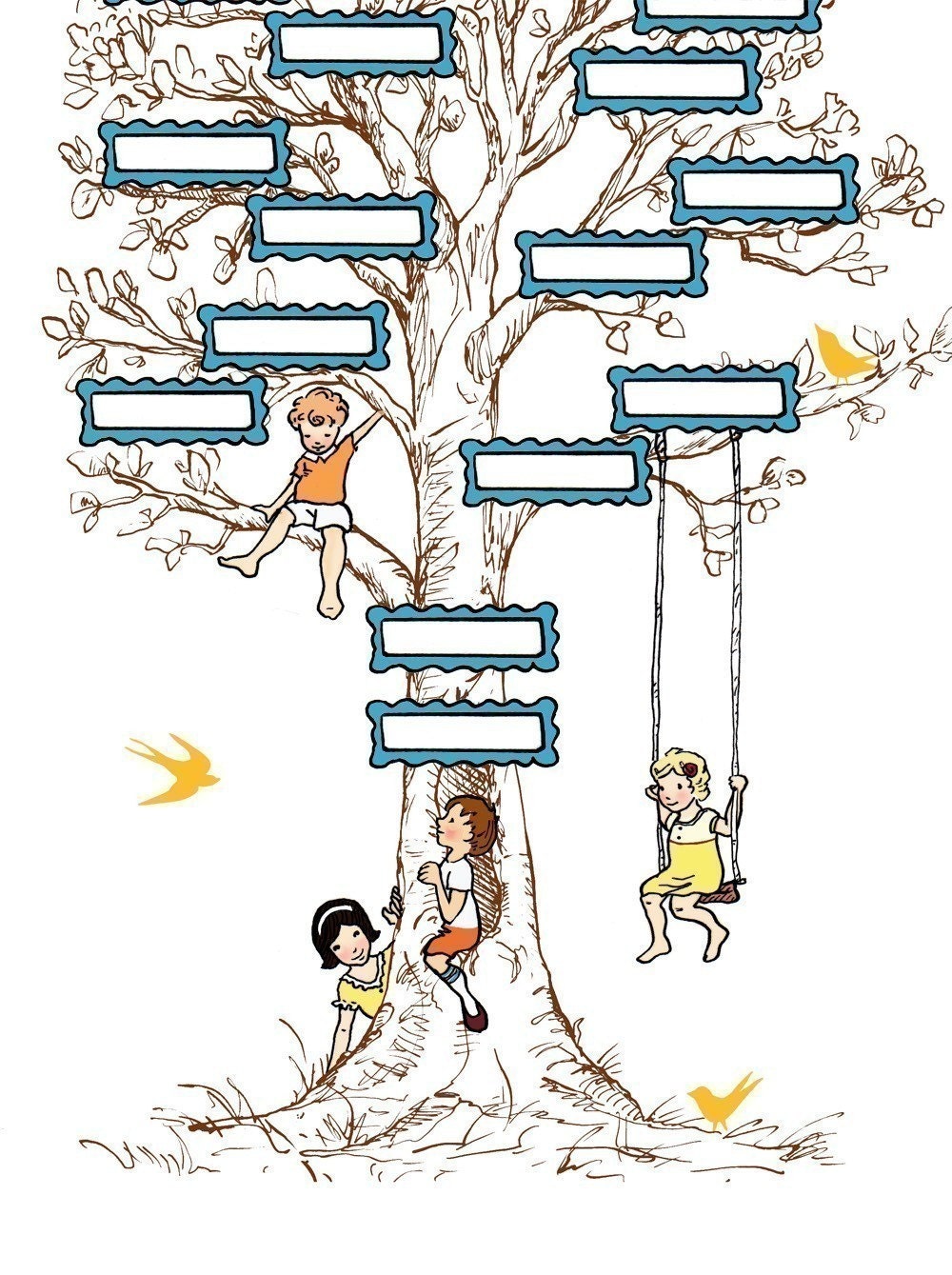 Family Tree. vintage summer.