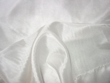 4 Yards White Pure China Silk Fabric Lightweight