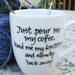 Mug for Knitters: Coffee Warning