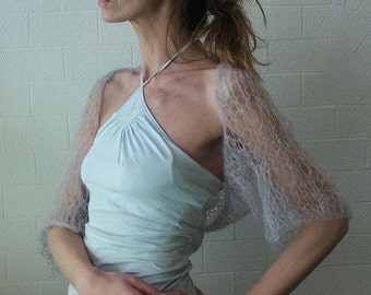 Morning Mist Summer shrug in grey/silver