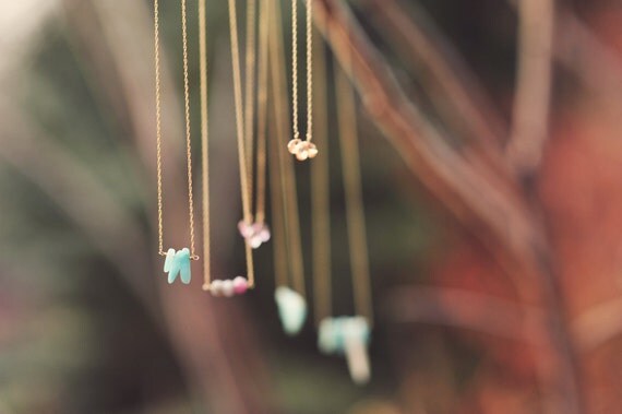 Amazonite Triple Spike Necklace