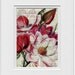 vintage magnolia printed on page from old dictionary