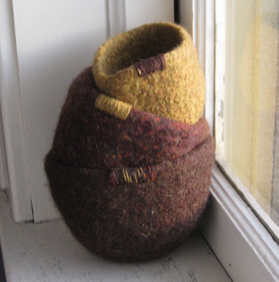 Felted Nesting Bowls - Fall Colors