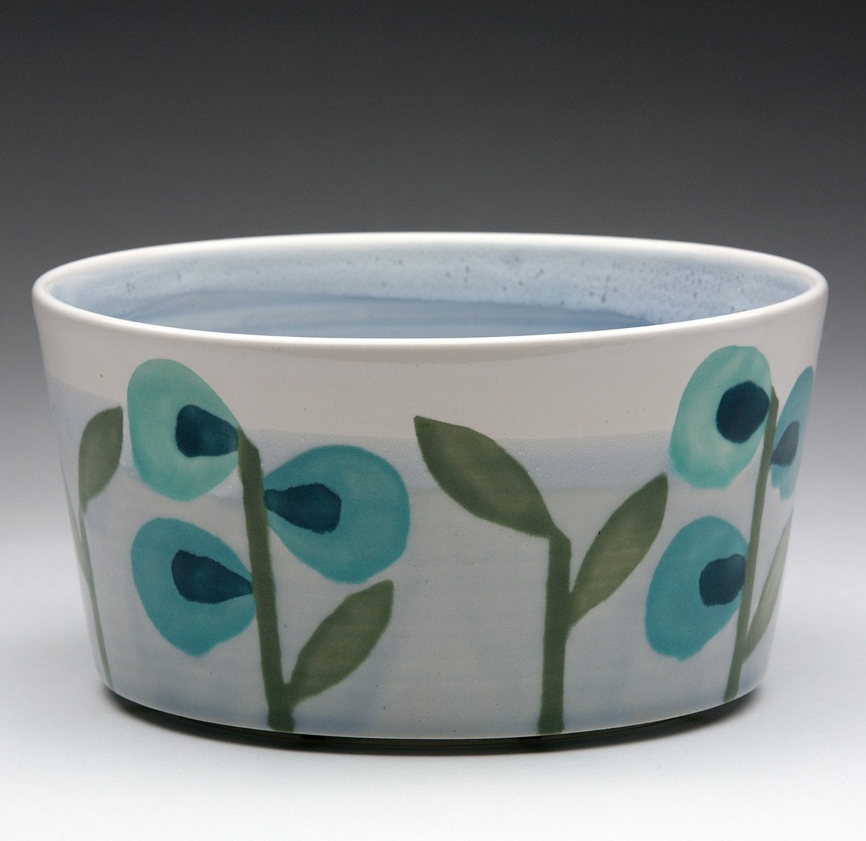 Turquoise Stem Bowl: Custom order