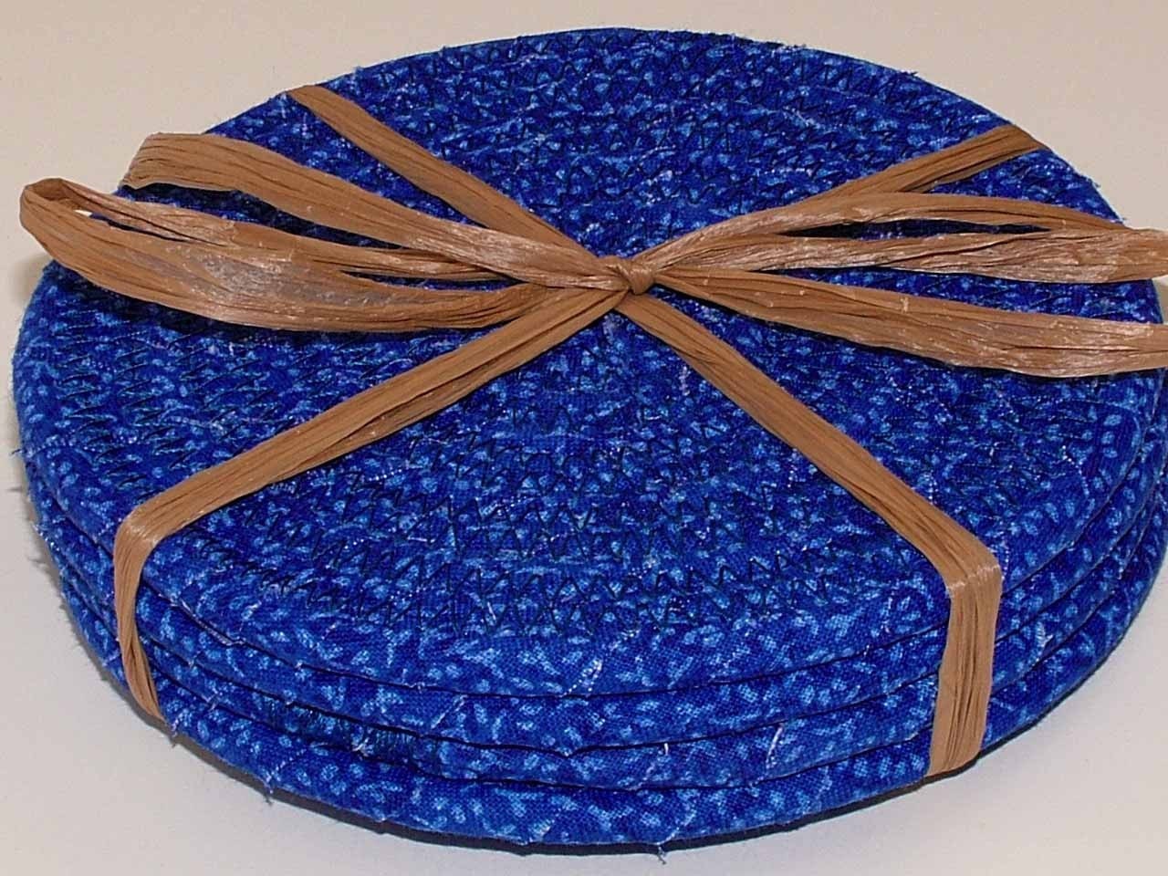 YES I AM ROYAL Fabric Coasters