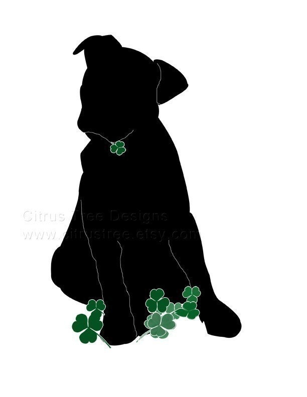 LUCKY DOG (Friendship Quote Inside) - Original Illustration Greeting Card