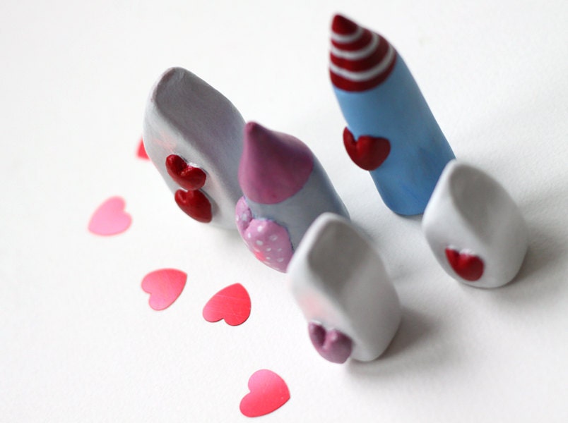 Little Home No 130 - little clay house with big heart