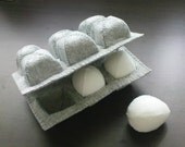 DIY Felt Utensils PLUS Eggs and Egg Carton (Patterns and Instructions via Email)