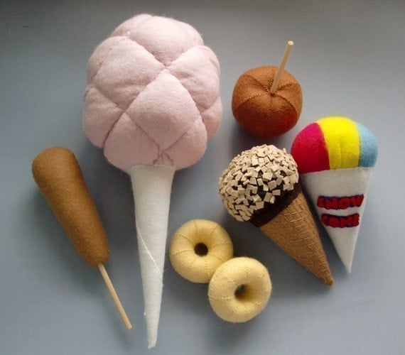 DIY Felt County Fair Set - PDF Patterns and Instructions via Email