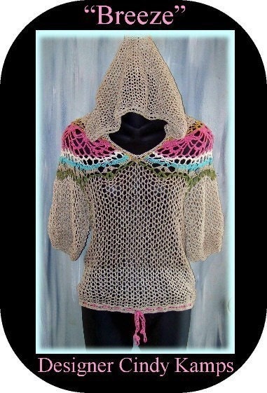 Breeze Hoody Top, Cover up and Dress Crochet Pattern