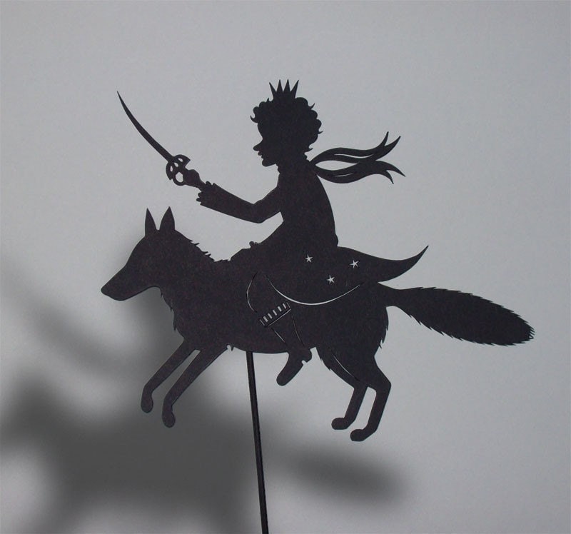 The Little Prince / Laser-cut Shadow Puppet