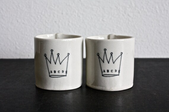 2 mini cups.