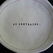 FRENCH red stitch plate (AU CONTRAIRE).