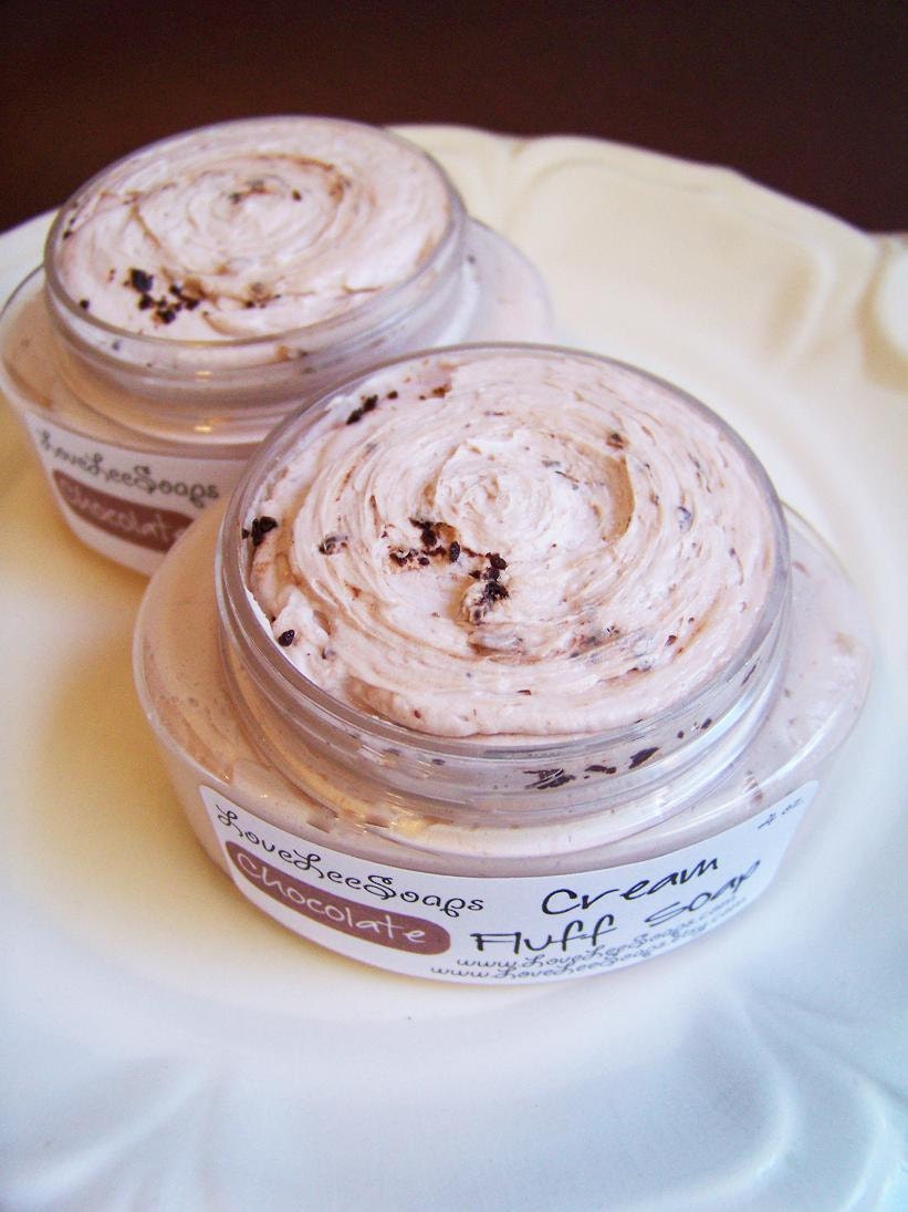 Chocolate Cream Fluff Soap (4 oz.)