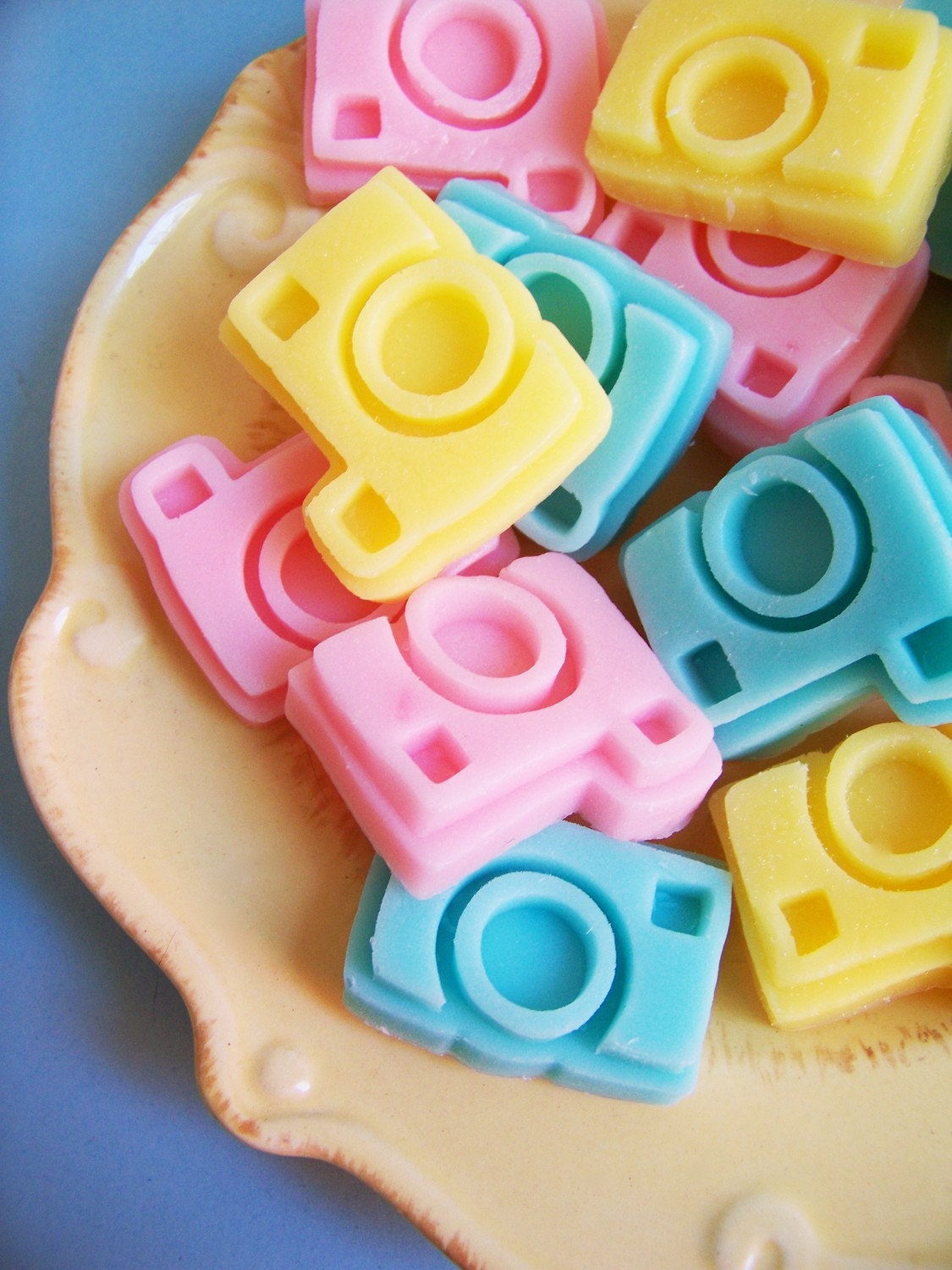 Mini Cotton Candy Camera Soap Set