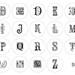 vintage alphabet buttons