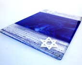 Fused Glass Challah Platter