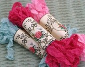 Crinkled Seam Binding Ribbon - Summer Garden Color Mix