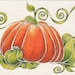Original ACEO Fall Pumpkin