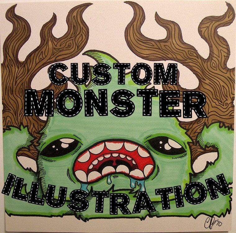 Custom Monster Illustration