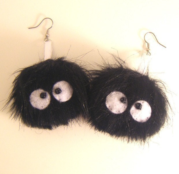 Totoro/Spirited Away earrings