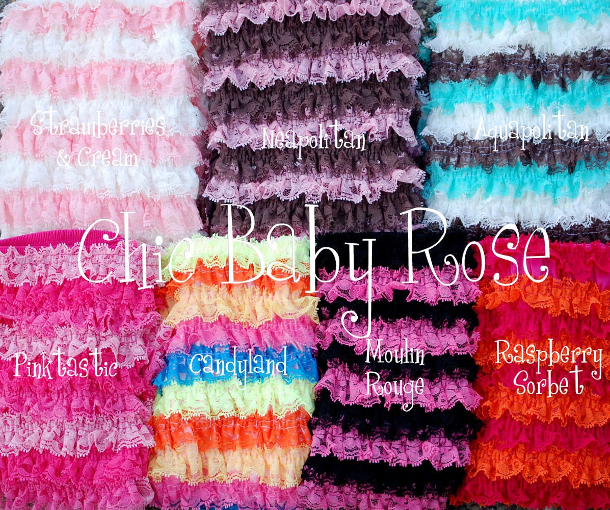 The Original Multi Color Toddler Petti Romper by Chic Baby Rose in 7 Fun Color Combos