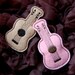 WOOL FELT GUITAR HAIR CLIP