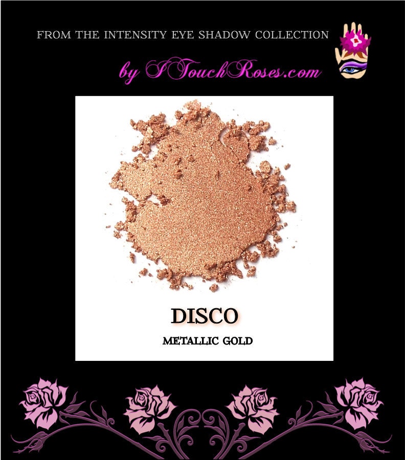 Disco Intensity Eye Shadow - Metallic Gold with Golden Sparkle - 10g Jar - You Found the Best