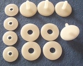 30MM Plastic Animal and Doll Joints - 4 Sets