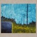 Large Original Abstract Painting Contemporary Landscape Impressionist COUNTRY ROAD 1 24x30 Free US Shipping