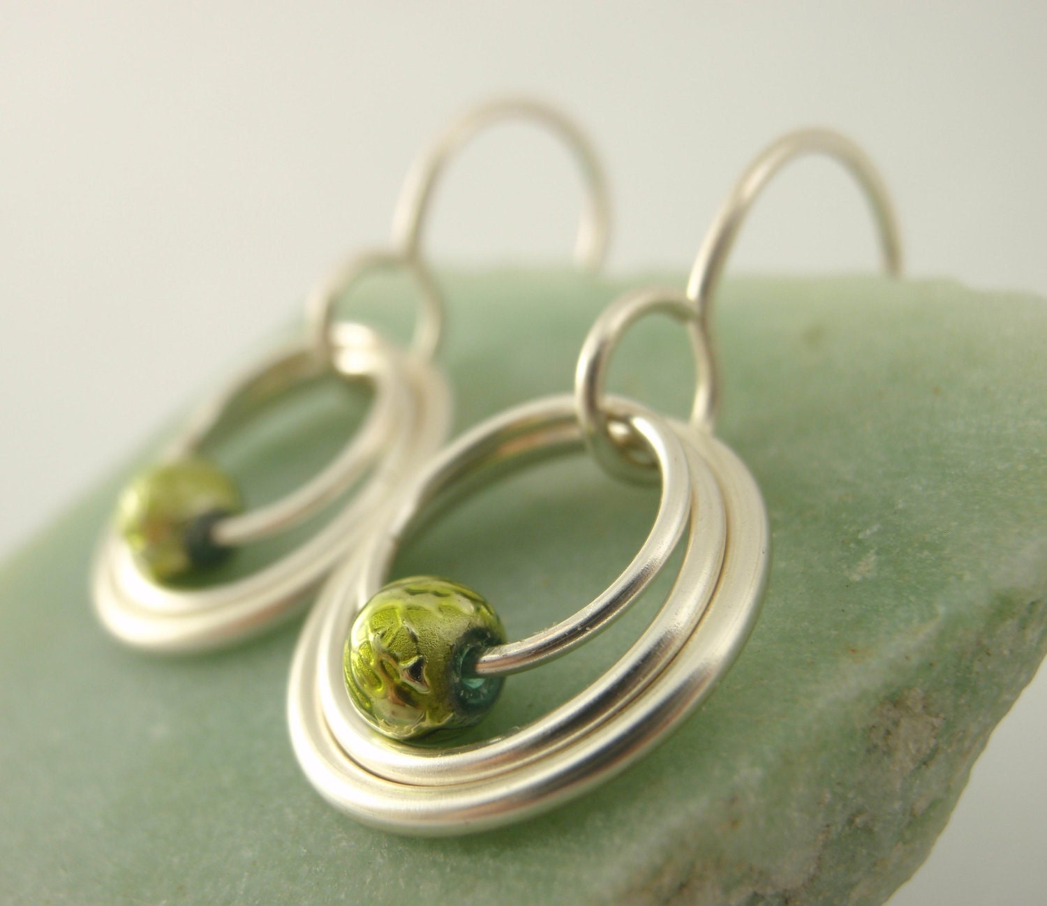 My Three Hoops Petite Earrings - Non Tarnish Silver Plate