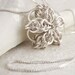 Celtic Flower Pendant - Sterling Silver Necklace