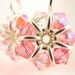 Sterling Silver Eternity Breast Cancer Awareness Earrings - A Medley of Pink Swarovski Crystals