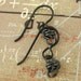 Hypoallergenic Niobium Earrings - Little Twists in Black