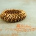 Solid Bronze Ring - Unique Square Chainmaille VII - European 4-1