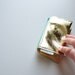 Gold Leather Wallet