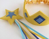 Wool Felt Crown and Wand